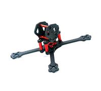 HUVNEXA Kit de cadre en Fiber de carbone Drone RC FPV course quadrirotor Freestyle Stretch X Support 1306 1407 F3 F4 Runcam Kit de remplacement de carburateur(SX3 eyas 4mm)