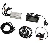 HUVNEXA Kit de contrôleur vélo électrique, d'onde sinusoïdale à 3 modes 17 A, ensemble levier déclenchement panneau SW900, for modification scooter Module de contrôleur de scooter électrique