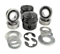 HUVNEXA Kit de Conversion douilles roue avant à roulement, 1 jeu pièces rechange for tondeuse gazon 532009040 9040H, outils jardin Pièces détachées pour tondeuses à gazon