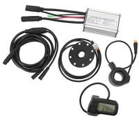 HUVNEXA Kit de Conversion, kit de contrôleur d'affichage LCD avec kit d'accélérateur au Pouce 130X, for Scooter électrique Contrôleur de Trottinette électrique