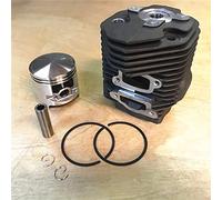 HUVNEXA Kit de Cylindre 58 mm, for scie à béton St 075 076 TS750 TS760 Ensemble de Segments de Piston de Cylindre Ensemble de Clips de goupille de Remplacement Cylindre de Tondeuse à Gazon
