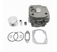 HUVNEXA Kit de joint de Piston cylindre 50mm, anneaux, pièces de Circlips de doigt, for Husqvarna, 362 365 371 372 tronçonneuse 503939372 Piston de cylindre de tronçonneuse