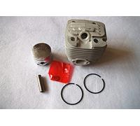 HUVNEXA Kit de piston de cylindre 47,5 mm 48 mm, for Zenoah, tronçonneuse G621 G621AVS G620 G620PU 62CC, ensemble de clips de goupille de segment de piston de tronçonneuse Cylindre de tondeuse à gazon
