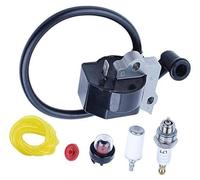 HUVNEXA Kit de tuyau filtre à carburant bobine d'allumage, for Poulan, PP3516AV PP4218AV 585838301Pièces rechange avec clapet anti-retour Bougie Poire d'amorçage Bobine d'allumage