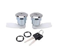 HUVNEXA Kit de verrouillage de porte DL54, ensemble de cylindre avant en métal, for Econoline E150 1992-1996 Loquet de verrouillage de porte de voiture