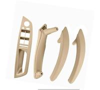 HUVNEXA LHD RHD Revêtement d'habillage de Support poignée Traction en Cuir Porte intérieure Voiture, for BMW, E70 E71 X5 X6 2007-2013 Accessoires Auto Poignée de porte pour voiture(LHD-Beige-Hige)