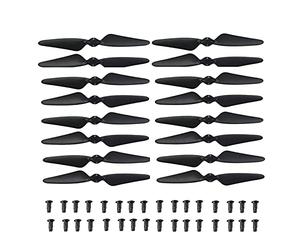 HUVNEXA Lot de 16 hélices for Drone RC, pièces de Rechange for Drone, Pack d'hélices Crash, for SG 906 Pro 2/ Pro/ X7/x7 Pr0/ X193 Pro Hélice pour Drone(16PCS)
