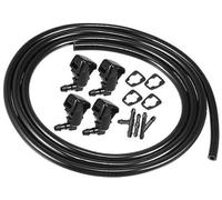 HUVNEXA Lot de 4 buses lave-glace avant voiture 8L8Z17603AA avec tuyau 1 mètre, for Ford, for Edge 2.0T Escape Kuga Remplacement de la buse de lave-glace chauffante