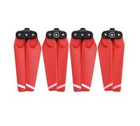 HUVNEXA Lot de 4 hélices à dégagement rapide 4730F for drone, hélices pliables, pièces de rechange, ventilateurs d'ailes, accessoires SPARK Hélice de drone(4pcs red)