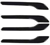 HUVNEXA Lunette de poignée latérale de voiture Accessoires autocollant de protection couverture poignée porte voiture, pour Tesla modèle 3 Y 2017-2022(BLACK Bright Black)