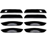 HUVNEXA Lunette de poignée latérale de voiture Autocollant de protection anti-rayures pour poignée porte voiture, couvercle bol, pour X1 X2 Ix1 U11 U10 2023 2024 2025(Schwarz)
