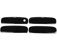 HUVNEXA Lunette de poignée latérale de voiture Couvercle de poignée porte latérale extérieure, décoration garniture, pour DODGE, chargeur 2011 - 2021(Schwarz)