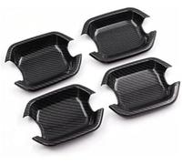 HUVNEXA Lunette de poignée latérale de voiture Garniture de couvercle bol poignée porte, pour Mitsubishi, pour Pajero V97 V93 V80, pour Montero, Limited 2009 - 2023(BLACK E)
