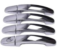 HUVNEXA Lunette de poignée latérale de voiture Pour Escape, pour Kuga 2009 2010 2011 2012 2013 2014 2015 2016 Autocollant de(Silver)