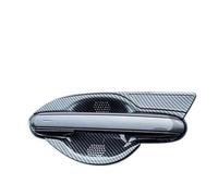 HUVNEXA Lunette de poignée latérale de voiture Pour Nx 250 350 350H 450H 2021 2022 2023 2024 2025 Chrome poignée de porte latérale bol tasse couvercle garniture autocollant(BLACK Abs Matte)