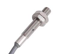 HUVNEXA Mini interrupteur de proximité étanche IP65, capteur inductif à trois fils avec câble de 2 m, NPN, PNP, sans contact, métal inductif M3, M4, M5, M6 Capteur photoélectrique optique(O3-pnp Nc)