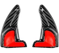 HUVNEXA Palettes d'extension de levier vitesse, pour Jeep Summit Trailhawk 2014 manettes changement vitesse au volant en Fiber carbone D0202 Palette de changement de vitesse au volant(Black Carbon)