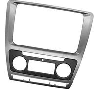 HUVNEXA Panneau stéréo radio 2 Din for voiture, cadre de façade DVD, for Octavia, kit de garniture de montage sur tableau de bord, cadre audio, panneau stéréo radio DVD CD Façade d'autoradio(BLACK Aut