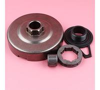 HUVNEXA Pignon de tambour d'embrayage 3/8 7 dents ID 22 mm, for Husqvarna, 362 365 371 372 Kit de roulement à aiguilles à vis sans fin de rechange for tronçonneuse Pignon de chaîne pour tronçonneuse