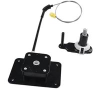 HUVNEXA Plaque support de roue de secours Treuil de support plaque montage roue secours voiture, pour Ford, pour Transit 2014/Custom 2012
