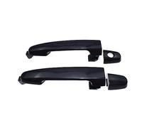 HUVNEXA Poignée de porte extérieure noire, arrière et avant LR 69211AA020 69227AA010, for Camry, Corolla, Matrix, RAV4, Yaris Solara Prius Couvre-poignée de porte de voiture(Front Rear 2pcs)