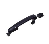 HUVNEXA Poignée de porte extérieure noire, arrière et avant LR 69211AA020 69227AA010, for Camry, Corolla, Matrix, RAV4, Yaris Solara Prius Couvre-poignée de porte de voiture(1 Rear no Keyhole)