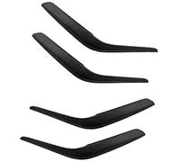 HUVNEXA Poignée de porte intérieure voiture 5141299177 panneau gauche droite garniture traction, pour Bmw, pour X1 E84 2010-2016 couverture de cadre de poignée de porte de voiture(Black 4pcs)