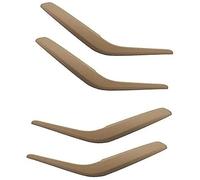 HUVNEXA Poignée de porte intérieure voiture 5141299177 panneau gauche droite garniture traction, pour Bmw, pour X1 E84 2010-2016 couverture de cadre de poignée de porte de voiture(Beige 4pcs)