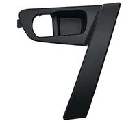 HUVNEXA Poignée de porte intérieure voiture, base avant, pour Nissan, pour Qashqai J10 2007 2008 2009 2010-2015 couverture de cadre de poignée de porte de voiture(BLACK Left With Cover)