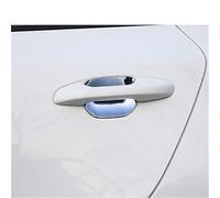 HUVNEXA pour Kia, Rio 4 X-line 2017 2018 2019 2020 ABS Chrome Fibre | de Carbone Poignée de Porte Capots de Bordure Décoration de Voiture