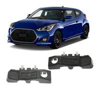 HUVNEXA Retenue de Support de Pare-Chocs Avant de Voiture Gauche et Droite, for Hyundai, Veloster 2012-2017 865132V000 865142V000 Support de Pare-Chocs