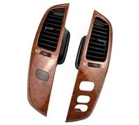 HUVNEXA Sortie de ventilation CA Ac Vent LHD-RHD, pour Toyota pour Land Cruiser 100 Lc100 Fj100 Ujz100 2003-2007 Panneau de tableau bord sortie d'air voiture(BLACK Rhd Wood)