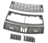 HUVNEXA Sortie de ventilation CA Accessoires de voiture couverture panneau calandre d'air moyen tableau bord pour avant ventilation ca, pour Mercedes-Benz Classe S W220 S320 S350(BLACK Quartz middle)
