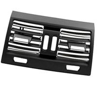 HUVNEXA Sortie de ventilation CA Couvercle de panneau Grille climatisation arrière amélioré, pour Bmw, série 5 F10 F11 F18 64229172167 64229158312(BLACK Model C with chrome)