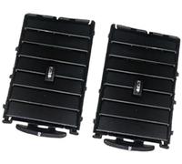 HUVNEXA Sortie de ventilation CA Évent ca 1 pièces, pour Chrysler 300C diffuseur de calandre pour avant tableau bord sortie condition automobiles voiture(BLACK B left and Right)