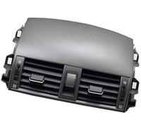 HUVNEXA Sortie de ventilation CA Évent ca, pour Toyota pour Corolla 2008-2013, couvercle de panneau d'air sortie centrale du tableau bord, accessoires remplacement voiture(BLACK Option 2)