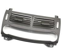 HUVNEXA Sortie de ventilation CA Panneau de couverture calandre climatisation tableau bord avant, pour Mercedes-Benz W211 2003-2008 E200 E230 E260 E280 E300(BLACK Darkgray Central)