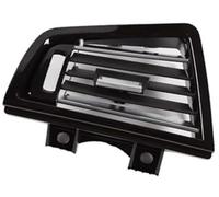 HUVNEXA Sortie de ventilation CA Panneau de couverture chromé pour avant et arrière pour tableau bord Ac Vent Lhd, noir piano, pour Bmw, pour série 5 F10 F11 520I, pour 525I 528I(BLACK Left High)