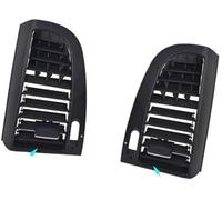 HUVNEXA Sortie de ventilation CA Panneau de couverture sortie d'air centrale gauche droite calandre voiture, pour Mercedes-Benz pour Vito Viano W636 W639 2004 - 2015(BLACK Left and Right)