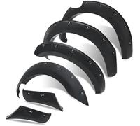 HUVNEXA Sourcils de roue voiture, pour Ford, pour Ranger 2015-2022 T7 T8 Px2 Px3 Mk2 Mk3 Style boulon Fender Flares Arch 7 Garniture de passage de roue de remplacement(BLACK No Sensor Hole)