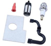 HUVNEXA Tuyau de carburant, filtre à air, réservoir d'air, reniflard, for tronçonneuse à essence STIHL 017 018 MS170 MS180 MS 180 170 11301240800 11303587700 Filtre à air pour tondeuse à gazon