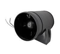 HUVNEXA Ventilateur d'extraction de Ventilation de Yacht d'eau de Camping-Car de Turbo de cale de Bateau Marin en Ligne ABS à Faible Bruit Souffleur Marin(Schwarz)