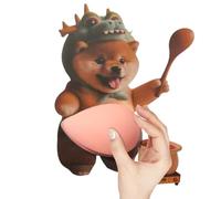 Huvqianu Autocollant Ventre Animal | Stickers Chiens 3D Mignons Ventre Tactile,Décalcomanies pour Gourde et Bouteille d'Eau - pour Journal Carnet Cahier Fournitures Scolaires Valise Ordinateur