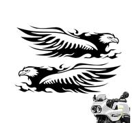 Huvqianu Autocollants pour Motocyclettes,Autocollants Voiture Design | Style Rétro Réfléchissant Imperméable Autocollant Adhésif pour Véhicules Moto Scooter VTT Camion Décoration