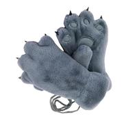 Huvqianu Cat Paw Gloves | Cute Cat Paw Mittens | Fleece Cat Paw Gloves | Plush Cat Paw Gloves, Playful Cat Paw Gloves, Cat-Themed Winter Gloves, Cozy Cat Paw Mittens