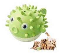 Huvqianu Catnip Balls, Catnip Roller Cat Lick, Edible Indoor Entertainment Kit, Treat Dispenser, Licking Supplies Grooming Tool for Indoor Outdoor Play, 2.76x2.56x1.77 inches