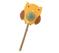 Huvqianu Catnip Balls for Cats, Interactive Cartoon Owl Catnip Toys, 2.36x0.79in Teeth Cleaning and Appetite Boosting Chew Toy, Healthy, Cat Breeds