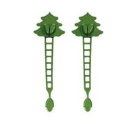 Huvqianu Christmas Wreath Hanger, Silicone Garland Hook, 9.25x2.17 Inches Space-Saving Stretchable Organizer Tie, Reusable Hook for Door Wall Fireplace Garden Staircase, Frames, Green