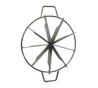 Huvqianu Découpe-Parts à Gâteau,Coupe-, Tranche-Gâteau et Marqueur de Portions - Acier Inoxydable Matériel de Pâtisserie 6/9/10 Tranches pour Restaurant, Café, Boulangerie, Maison, Pizza, Cheesecake