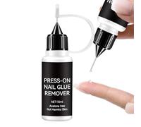 Huvqianu Dissolvant De Colle Pour Ongles Pressés | 10ml Produits Pour Manucure Doux,Liquide De Retrait Des Faux Ongles - Pour Femmes Maison Voyage Salon Amateurs De Beauté Stylistes Créatifs